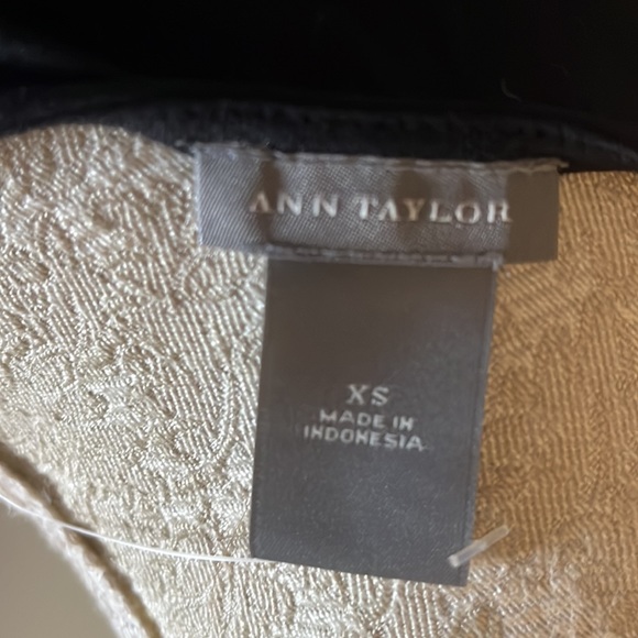 NWT Ann Taylor Sleeveless Top with Chiffon Trim - Picture 4 of 5